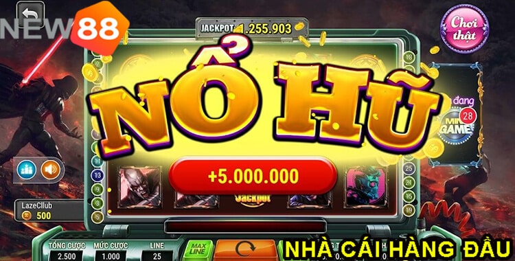 Chơi game nổ hũ tiền về như lũ tại nhà cái Jun88 2 nổ hũ tiền về như lũ